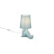 Trio-R56531012 - Huma - Blue Ceramic Table Lamp with Blue Shade