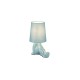 Trio-R56531012 - Huma - Blue Ceramic Table Lamp with Blue Shade