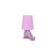 Trio-R56531091 - Huma - Pink Ceramic Table Lamp with Pink Shade