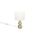Trio-R56541079 - Lova - Gold Ceramic Table Lamp with White Shade