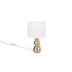 Trio-R56541079 - Lova - Gold Ceramic Table Lamp with White Shade