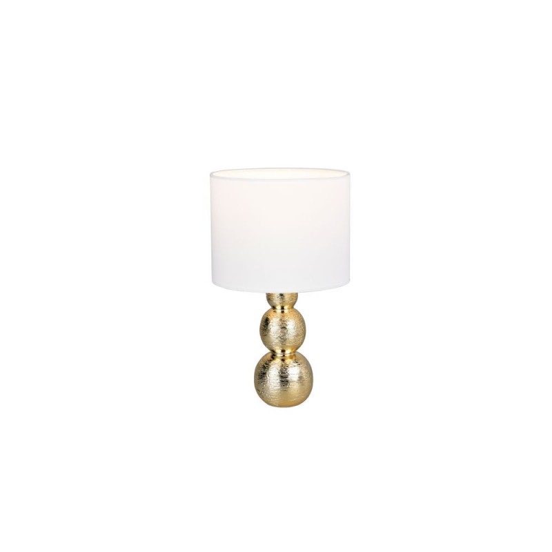 Trio-R56541079 - Lova - Gold Ceramic Table Lamp with White Shade