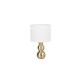Trio-R56541079 - Lova - Gold Ceramic Table Lamp with White Shade