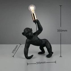 Bobo - Black Animal Table Lamp