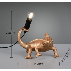 Crawly - Gold Animal Table Lamp