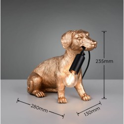 Rudi - Gold Animal Table Lamp