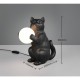 Trio-R56621002 - Gatio - Black Animal Table Lamp