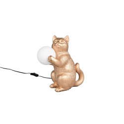 Gatio - Gold Animal Table Lamp