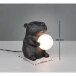 Capi - Black Animal Table Lamp