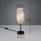 Trio-R56751032 - Zebara - Black Table Lamp with Zebra Shade