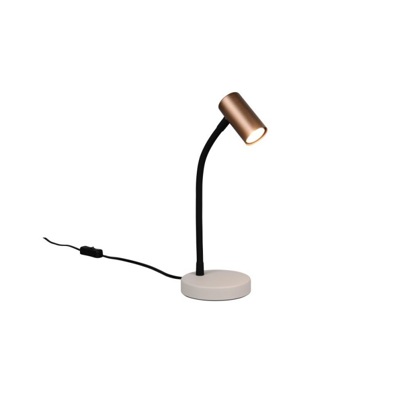 Trio-R56851065 - Taryn - Coffee & Grey Desk Lamp