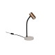 Trio-R56851065 - Taryn - Coffee & Grey Desk Lamp