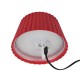 - Suarez - Portable Indoor/Outdoor Rechargeable Red Table Lamp Trio-R57706110 - Suarez - Portable Indoor/Outdoor Rechargeable Red Table Lamp