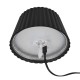 - Suarez - Portable Indoor/Outdoor Rechargeable Black Table Lamp Trio-R57706132 - Suarez - Portable Indoor/Outdoor Rechargeable Black Table Lamp