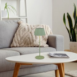 Suarez - Portable Indoor/Outdoor Rechargeable Green Table Lamp Suarez - Portable Indoor/Outdoor Rechargeable Green Table Lamp
