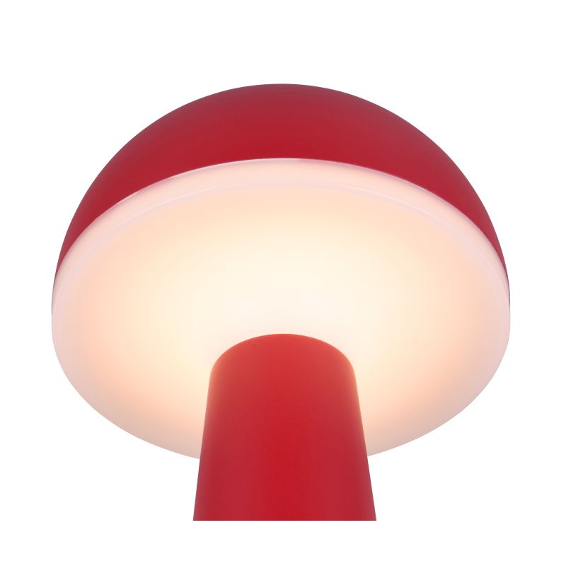 - Fungo - Portable Indoor/Outdoor Rechargeable Red CCT Table Lamp Trio-R57716110 - Fungo - Portable Indoor/Outdoor Rechargeable Red CCT Table Lamp