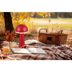 Fungo - Portable Indoor/Outdoor Rechargeable Red CCT Table Lamp Fungo - Portable Indoor/Outdoor Rechargeable Red CCT Table Lamp