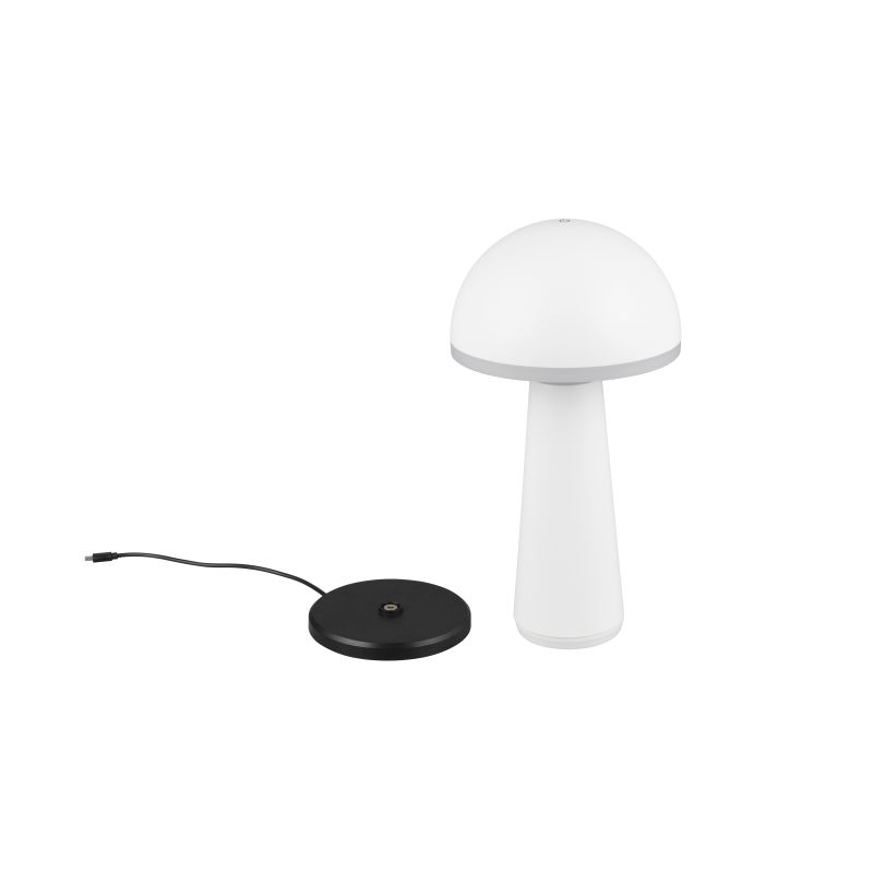 - Fungo - Portable Indoor/Outdoor Rechargeable White CCT Table Lamp Trio-R57716131 - Fungo - Portable Indoor/Outdoor Rechargeable White CCT Table Lamp