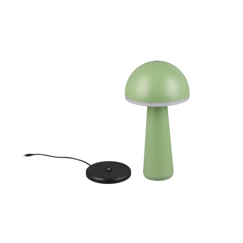 - Fungo - Portable Indoor/Outdoor Rechargeable Green CCT Table Lamp Trio-R57716149 - Fungo - Portable Indoor/Outdoor Rechargeable Green CCT Table Lamp