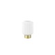 Table & Floor Lamp - Lord - Rechargeable Matt Brass LED Table Lamp with White Glass Trio-R57761101 - Lord - Rechargeable Matt Brass LED Table Lamp with White Glass