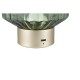 - Lord - Rechargeable Matt Brass LED Table Lamp with Green Glass Trio-R57761115 - Lord - Rechargeable Matt Brass LED Table Lamp with Green Glass