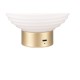 - Earl - Rechargeable Matt Brass LED Table Lamp with White Glass Trio-R57771101 - Earl - Rechargeable Matt Brass LED Table Lamp with White Glass