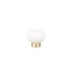 - Earl - Rechargeable Matt Brass LED Table Lamp with White Glass Trio-R57771101 - Earl - Rechargeable Matt Brass LED Table Lamp with White Glass