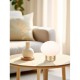 - Earl - Rechargeable Matt Brass LED Table Lamp with White Glass Trio-R57771101 - Earl - Rechargeable Matt Brass LED Table Lamp with White Glass