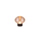 - Earl - Rechargeable Matt Brass LED Table Lamp with Amber Glass Trio-R57771113 - Earl - Rechargeable Matt Brass LED Table Lamp with Amber Glass