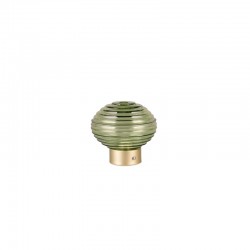 Earl - Rechargeable Matt Brass LED Table Lamp with Green Glass Earl - Rechargeable Matt Brass LED Table Lamp with Green Glass