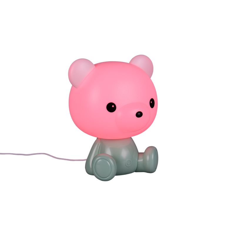 Trio-R57991115 - Cutie - Green Teddy Bear RGB Table Lamp