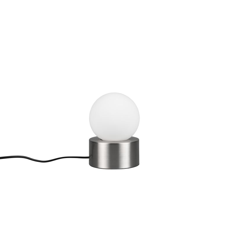 - Countess - Matt Nickel Table Lamp with White Glass Trio-R59051007 - Countess - Matt Nickel Table Lamp with White Glass
