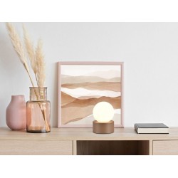 Countess - Coffee Table Lamp with White Glass Countess - Coffee Table Lamp with White Glass