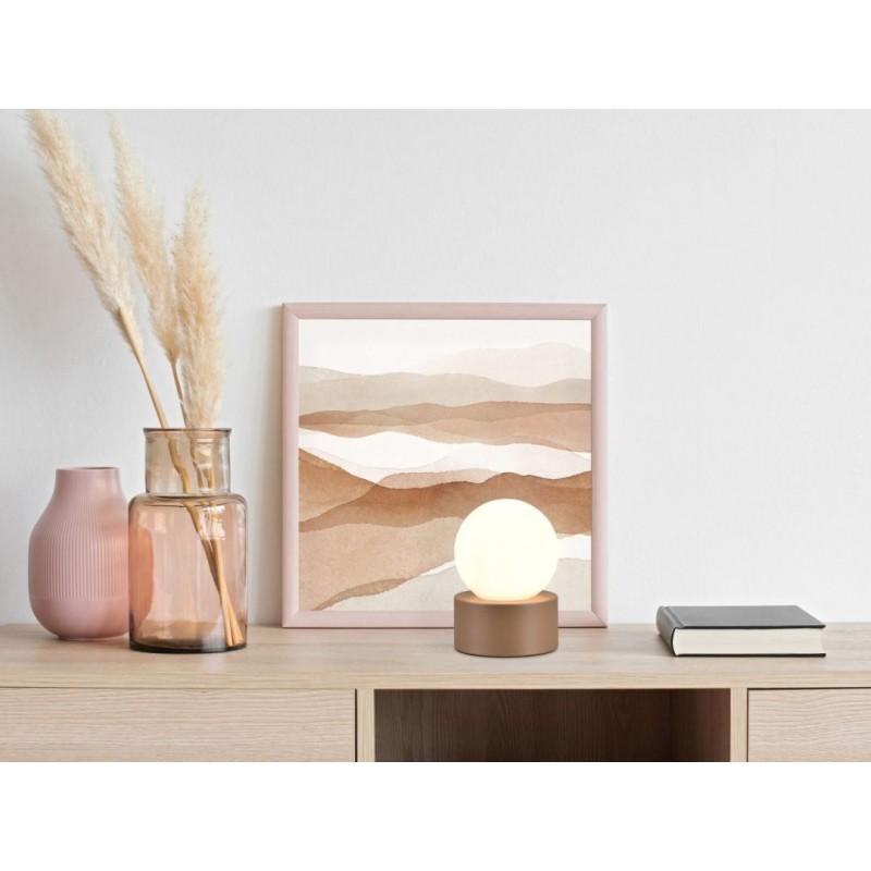 - Countess - Coffee Table Lamp with White Glass Trio-R59051065 - Countess - Coffee Table Lamp with White Glass