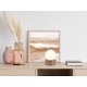 - Countess - Coffee Table Lamp with White Glass Trio-R59051065 - Countess - Coffee Table Lamp with White Glass