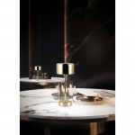 Jeff - Rechargeable Polished Brass LED Table Lamp with USB Jeff - Rechargeable Polished Brass LED Table Lamp with USB