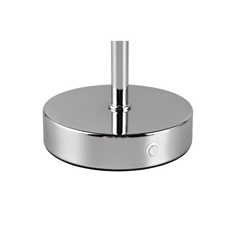 - Jeff - Rechargeable Chrome LED Table Lamp with USB Trio-R59151106 - Jeff - Rechargeable Chrome LED Table Lamp with USB