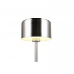 Jeff - Rechargeable Matt Nickel LED Table Lamp with USB Jeff - Rechargeable Matt Nickel LED Table Lamp with USB