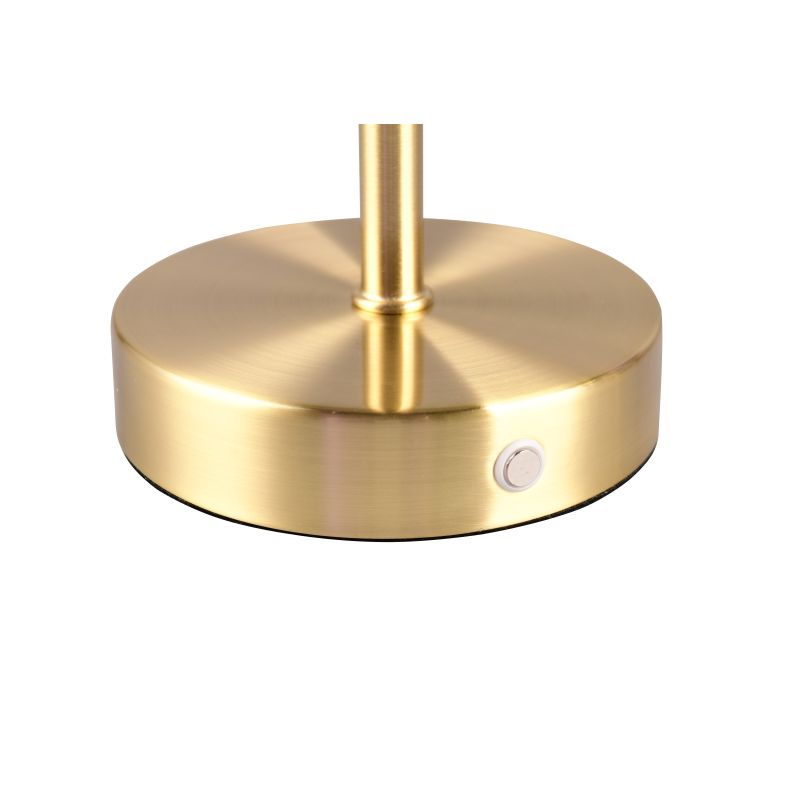 - Jeff - Rechargeable Matt Brass LED Table Lamp with USB Trio-R59151108 - Jeff - Rechargeable Matt Brass LED Table Lamp with USB