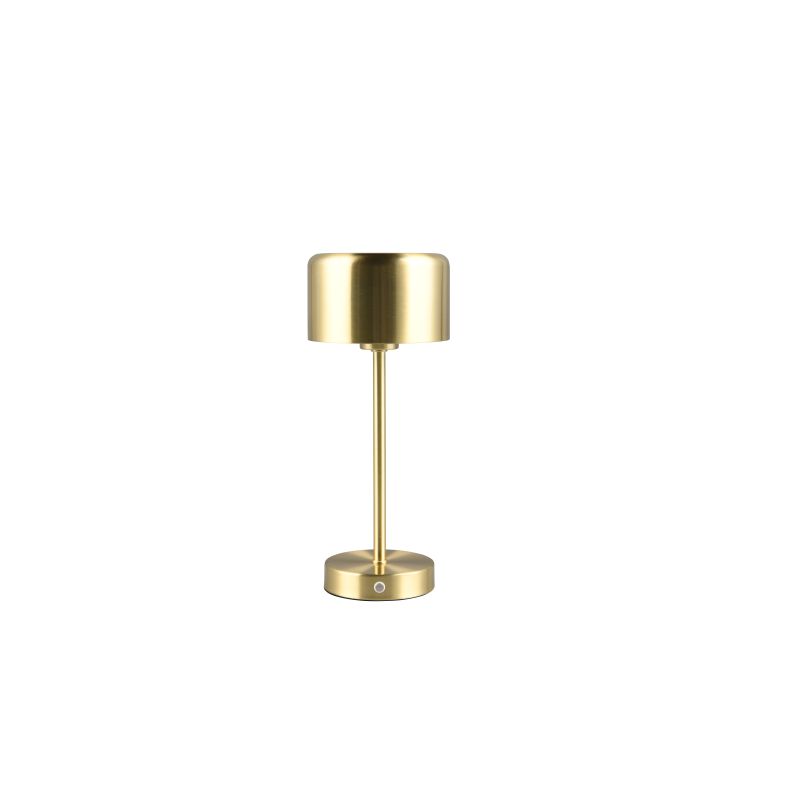 - Jeff - Rechargeable Matt Brass LED Table Lamp with USB Trio-R59151108 - Jeff - Rechargeable Matt Brass LED Table Lamp with USB