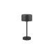 Trio-R59151132 - Jeff - Rechargeable Matt Black LED Table Lamp with USB