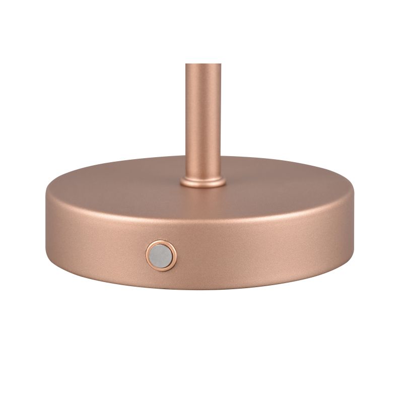 - Jeff - Rechargeable Coffee LED Table Lamp with USB Trio-R59151165 - Jeff - Rechargeable Coffee LED Table Lamp with USB