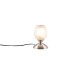 - Cup II - Matt Nickel Table Lamp with White Marble Glass Trio-R59441001 - Cup II - Matt Nickel Table Lamp with White Marble Glass