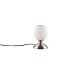 - Cup II - Matt Nickel Table Lamp with White Marble Glass Trio-R59441001 - Cup II - Matt Nickel Table Lamp with White Marble Glass