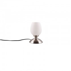 Cup II - Matt Nickel Table Lamp with White Glass Cup II - Matt Nickel Table Lamp with White Glass