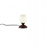 Cup II - Rusty Table Lamp with White Glass Cup II - Rusty Table Lamp with White Glass