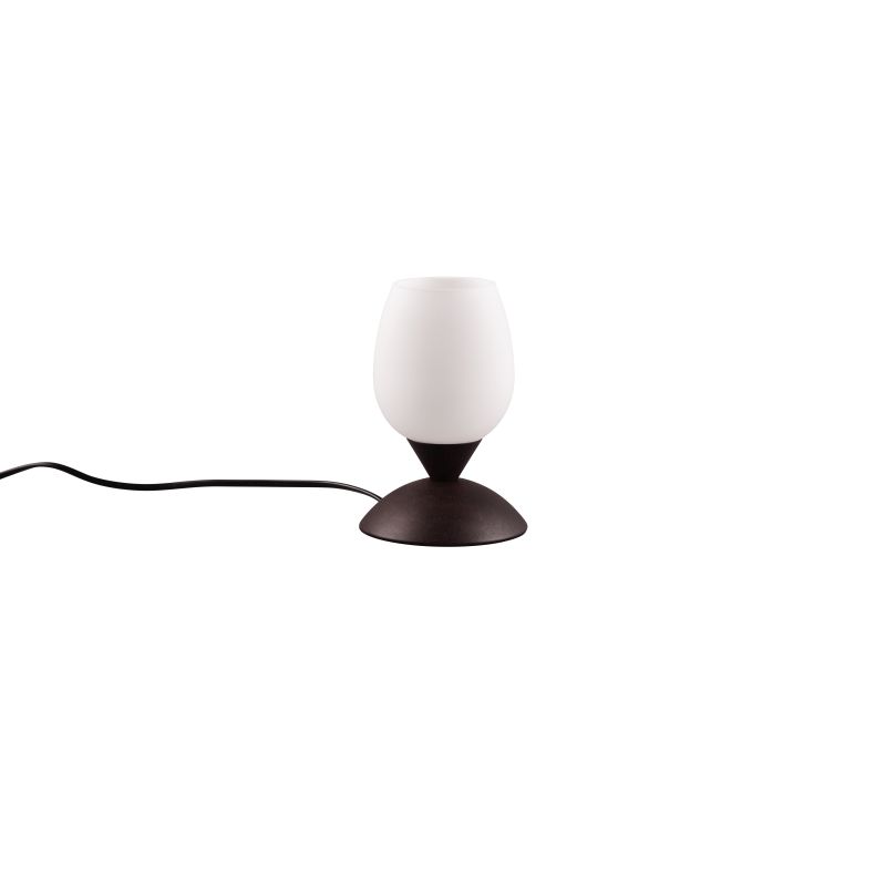 Table & Floor Lamp - Cup II - Rusty Table Lamp with White Glass Trio-R59441024 - Cup II - Rusty Table Lamp with White Glass