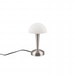 Canaria - Matt Nickel Touch Table Lamp with White Glass Canaria - Matt Nickel Touch Table Lamp with White Glass
