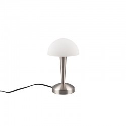 Canaria - Matt Nickel Touch Table Lamp with White Glass Canaria - Matt Nickel Touch Table Lamp with White Glass