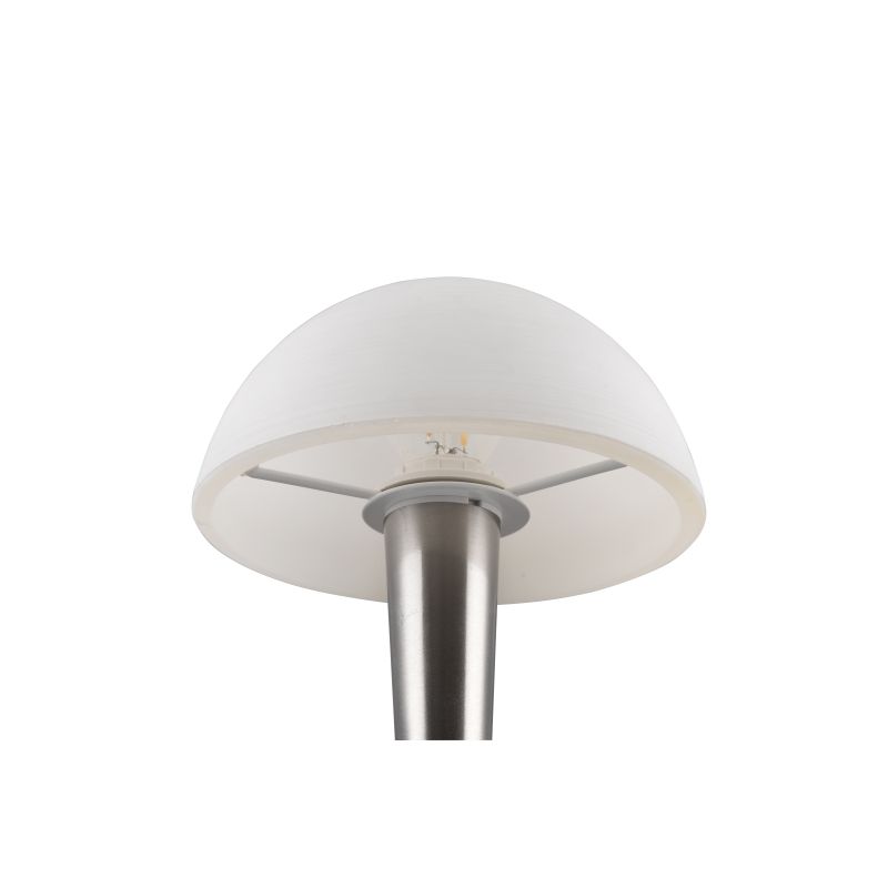 - Canaria - Matt Nickel Touch Table Lamp with White Glass Trio-R59561107 - Canaria - Matt Nickel Touch Table Lamp with White Glass